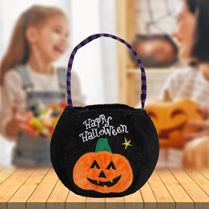 Wholesale Halloween Kids Candy with Hood Round Tote Bag MOQ≥2 JDC-DCN-QChi001
