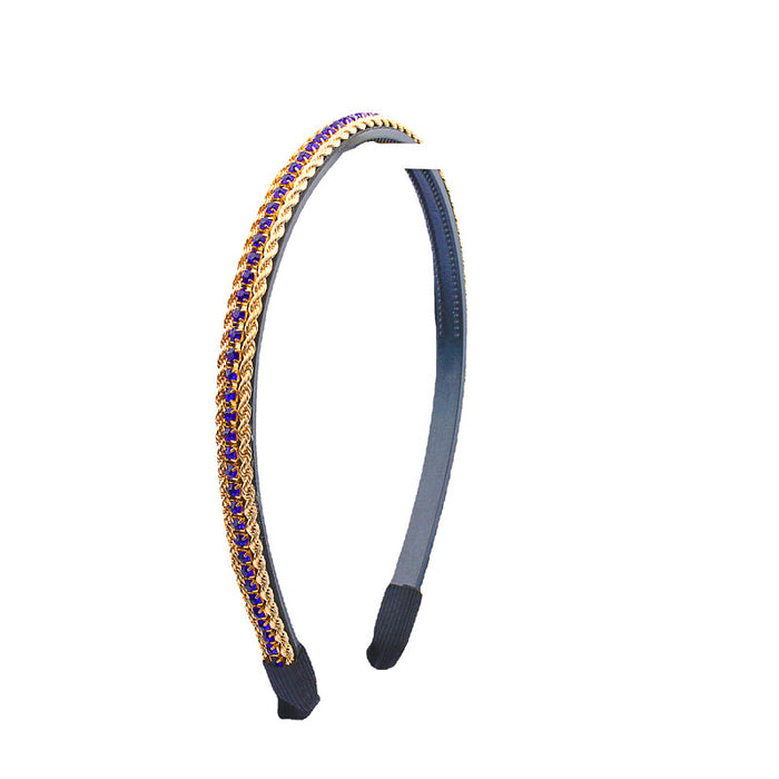 Wholesale face wash headband elegant heavy duty rhinestones JDC-HD-AIH001