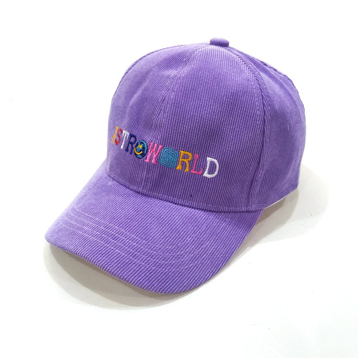 Wholesale Hat Corduroy Color Letter Peaked Cap JDC-FH-BoD001