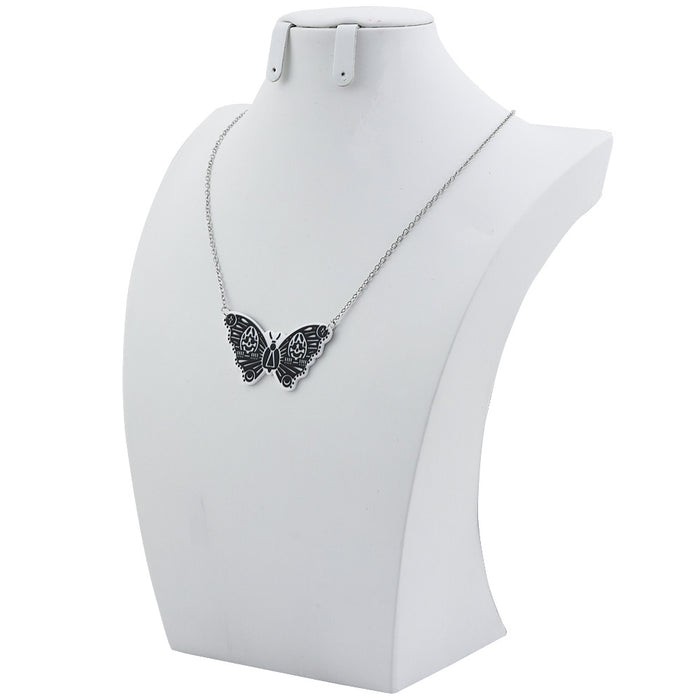 Jewelry WholesaleWholesale simple Butterfly Necklace JDC-NE-by003 necklaces 宝钰 %variant_option1% %variant_option2% %variant_option3%  Factory Price JoyasDeChina Joyas De China