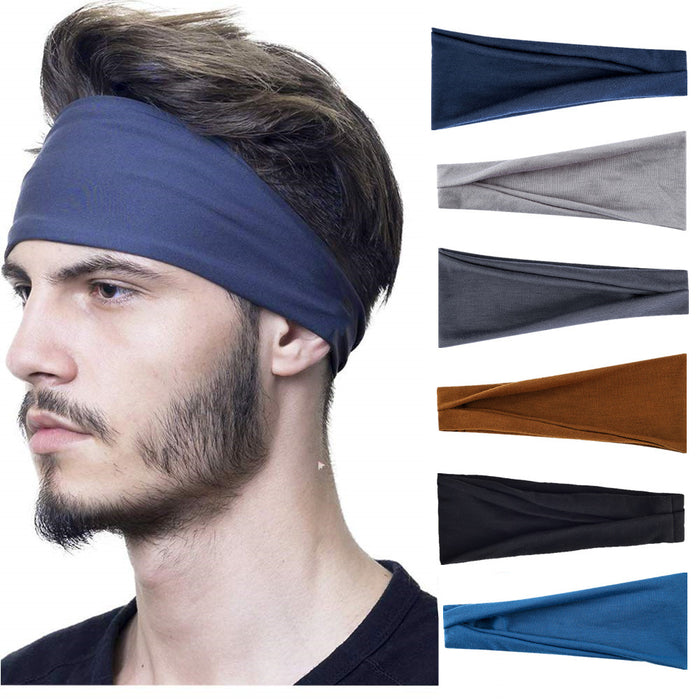 Wholesale sports hair strap sweat -absorbing belt men's running fitness headband MOQ≥2 JDC-HD-KouX003