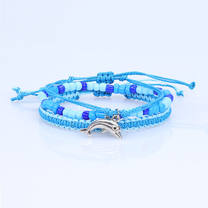 Wholesale Boho Summer Ocean Tie Bracelet JDC-BT-Yiye018
