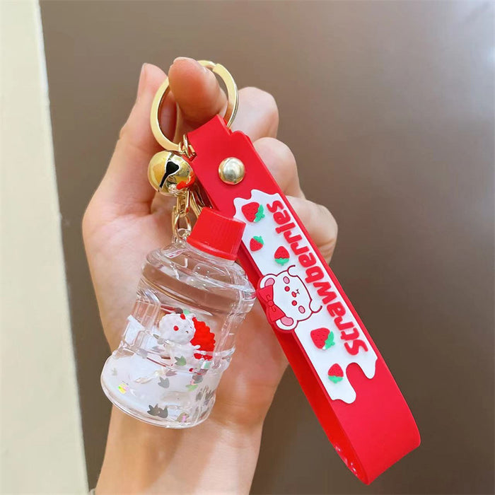 Wholesale Keychains PVC Acrylic Hardware Cute Cartoon Drift Bottle (M) MOQ≥2 JDC-KC-MeiY009