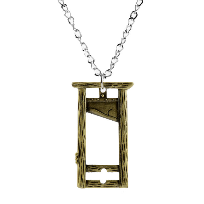 Wholesale Necklace Alloy Guillotine Shape Keychains Set JDC-NE-XiMi002