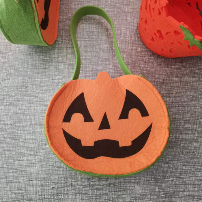 Wholesale Halloween 3D Non Woven Pumpkin Bag MOQ≥2 JDC-DCN-RFei001