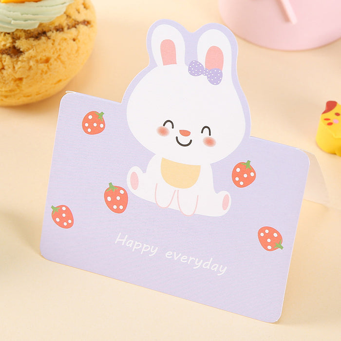 Wholesale Greeting Cards Kids Cartoon Birthday Cards Mother's Day Valentine's Day Hand MOQ≥10 JDC-GC-YiHONG002
