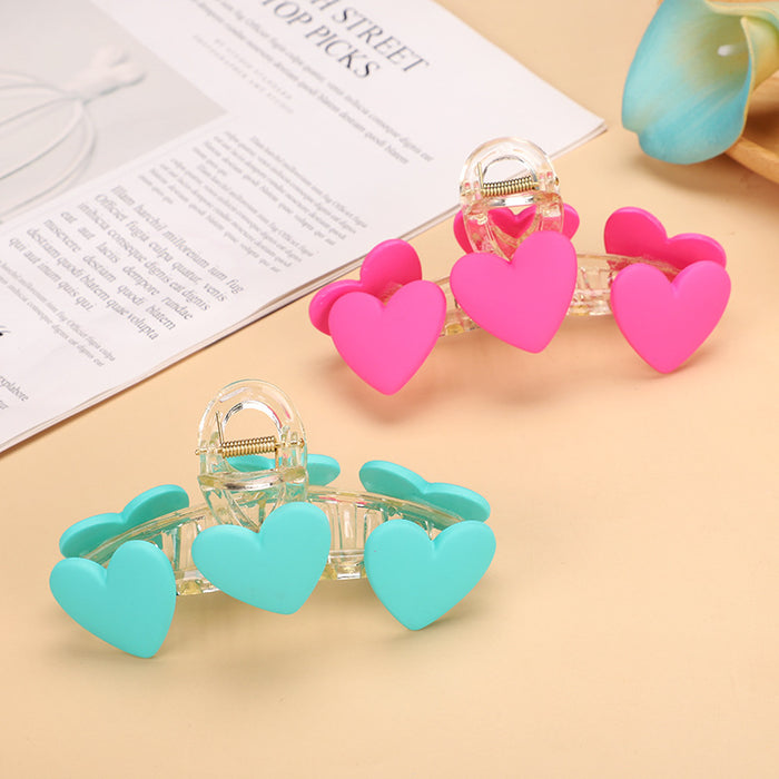 Wholesale Hairpin Metal Colored Hearts JDC-HC-MDL005