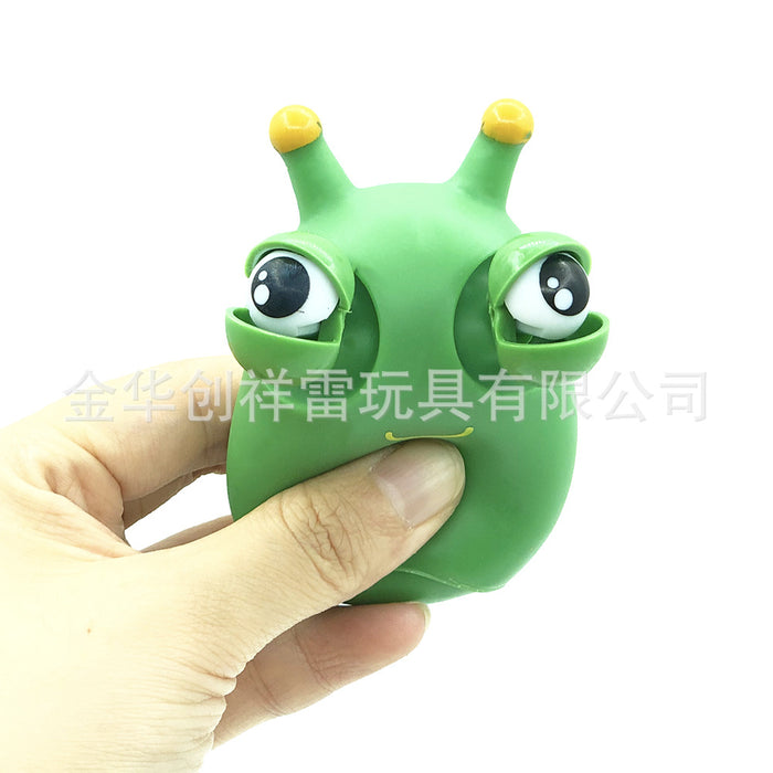 Wholesale fidgets toy vinyl vegetable bug stare decompress JDC-FT-ChuangX002