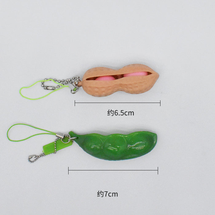 Wholesale Toys Unlimited Squeeze Peanut Edamame Decompression Vent JDC-FT-ZhuoJia022