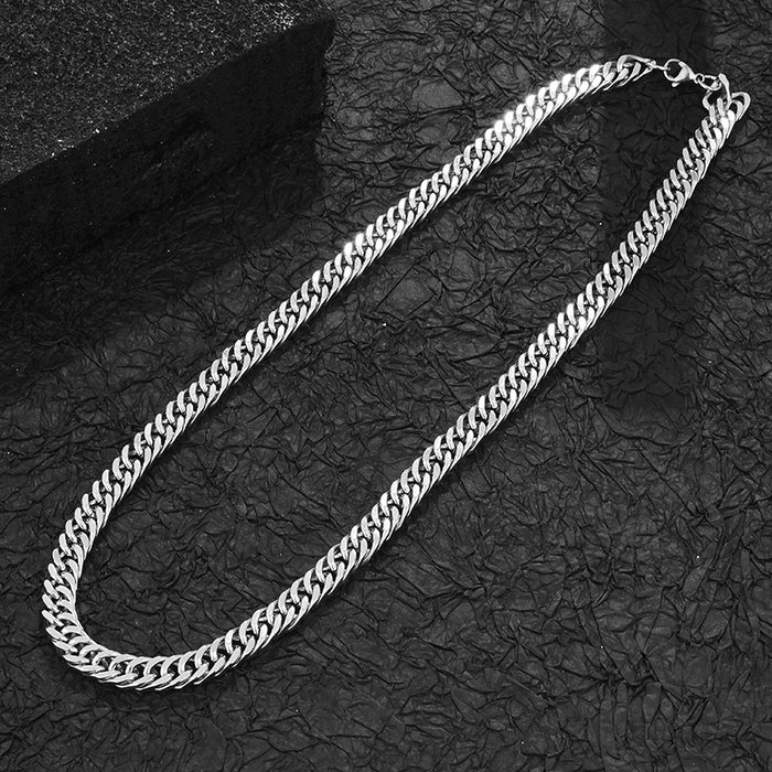 Wholesale Cuban Chain Stainless Steel Men's Necklace JDC-NE-Jiaow014