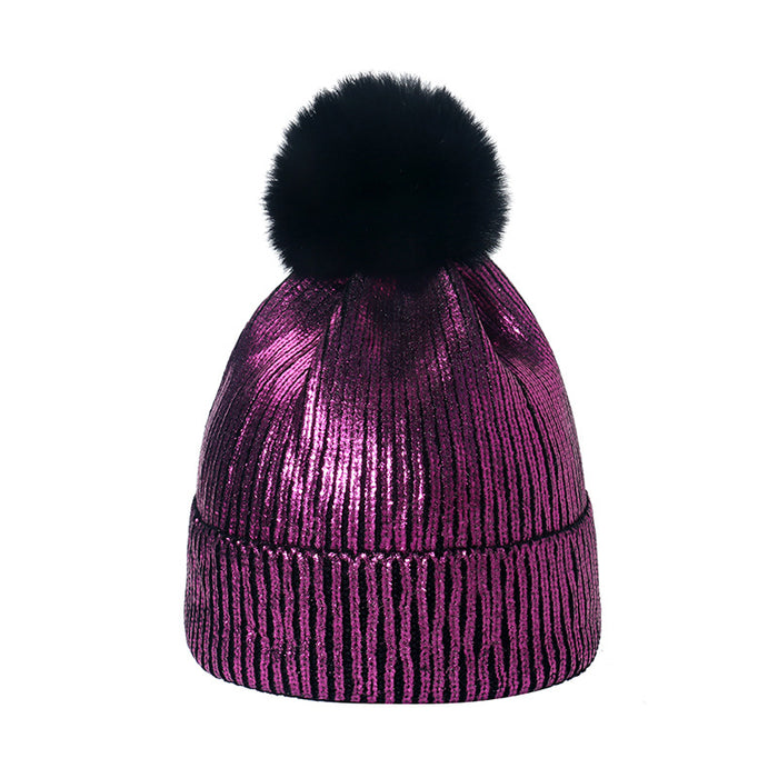 Wholesale Hat Acrylic Colorful Hot Stamping Wool Hip Hop MOQ≥2 JDC-FH-Yuanb020