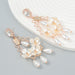 Jewelry WholesaleWholesale white pearl tassel earrings JDC-ES-JL931 Earrings 氿乐 %variant_option1% %variant_option2% %variant_option3%  Factory Price JoyasDeChina Joyas De China