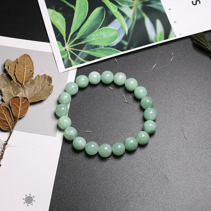 Wholesale Add Color Green Aventurine Chalcedony Bracelet Natural Gem Bracelet JDC-BT-liehuo006