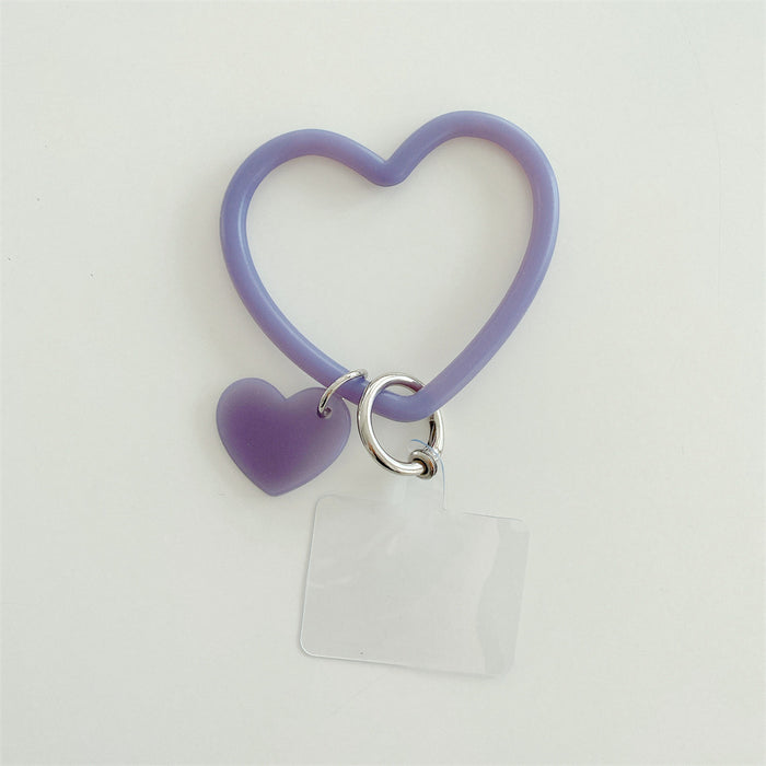 Wholesale Phone Case Bracelet Heart Shape Silicone MOQ≥2 JDC-PC-SJL001