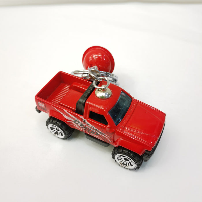 Keychains al por mayor Modelo de juguete de camioneta de aleación de plástico MOQ≥2 JDC-KC-LYD006
