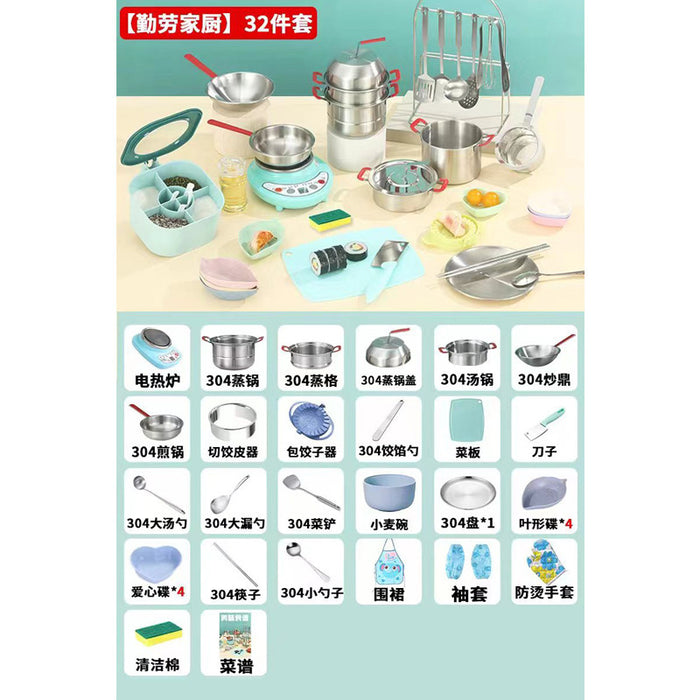 Mini Kitchen Kitchen Mini Toy Kids Toy Plástico MOQ≥2 JDC-FT-Bohui001