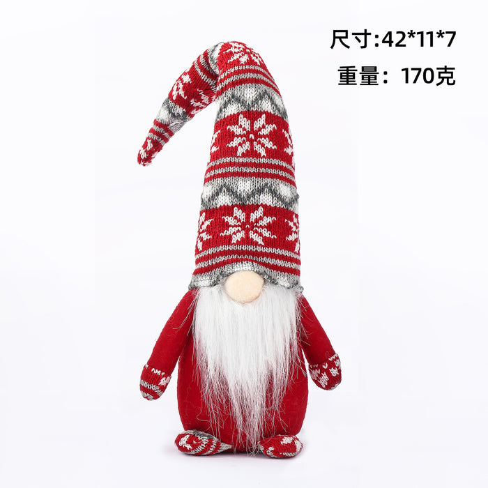 Wholesale Ornament Fabric Faceless Old Man Wool Old Man Window Ornament JDC-OS-ChiY003