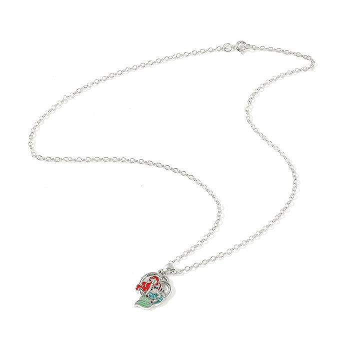 Wholesale Necklaces Alloy The Little Mermaid (M) MOQ≥2 JDC-NE-ZhuoX009