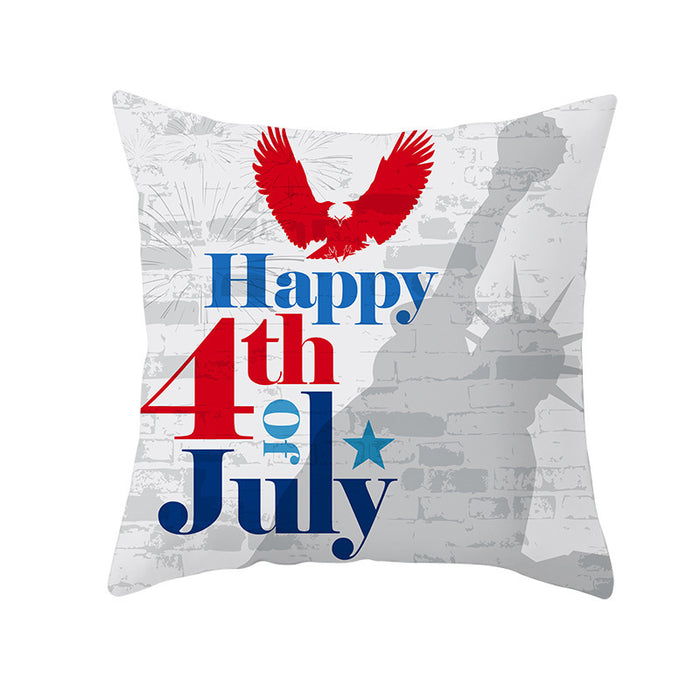 Wholesale 4th of July Independence Day Printed Pillowcase MOQ≥2 JDC-PW-Jinze002