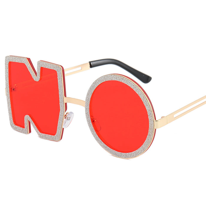 Wholesale AC Lens Letter Trend Ocean Sheet Ladies Sunglasses JDC-SG-YuH010