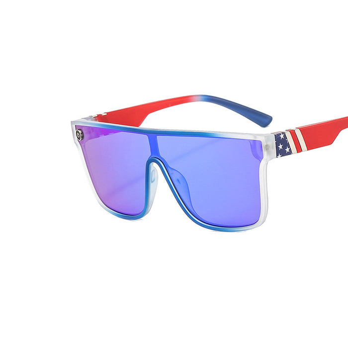 Wholesale Outdoor Cycling Glasses Large Frame Colorful Siamese One Piece JDC-SG-FeiW004
