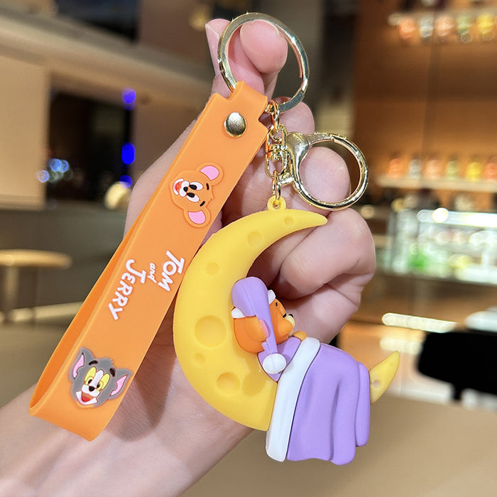 Wholesale Silicone Cartoon Cute Keychain Pendant Keychain JDC-KC-ZiX018