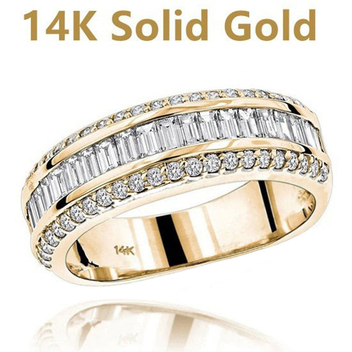 Wholesale 14K Gold Rhinestone Alloy Ring JDC-RS-LongR009