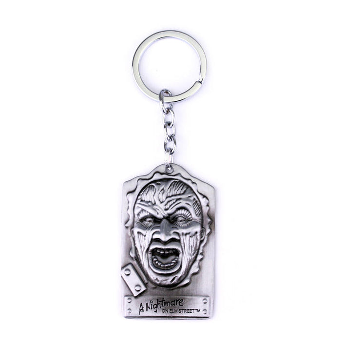 Wholesale Keychains For Backpacks Christmas series frightening ghost street mask key pendant JDC-KC-AWen019