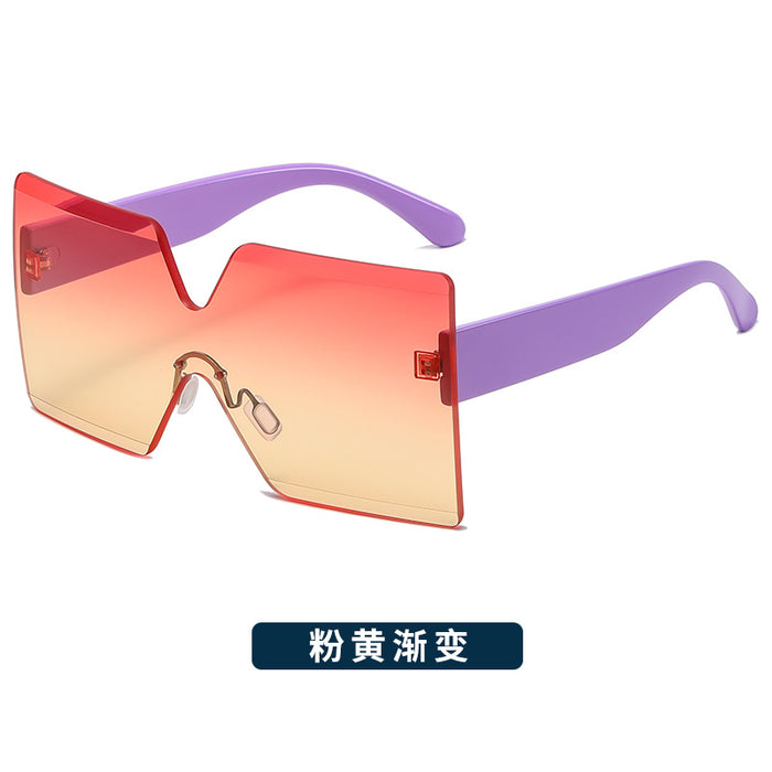 Jewelry WholesaleWholesale large frame frameless PC lens sunglasses JDC-SG-SengB014 Sunglasses 森邦 %variant_option1% %variant_option2% %variant_option3%  Factory Price JoyasDeChina Joyas De China