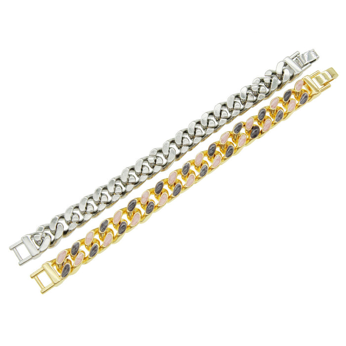 Wholesale Bracelet Alloy Drip Cuban Chain JDC-BT-ShangH006