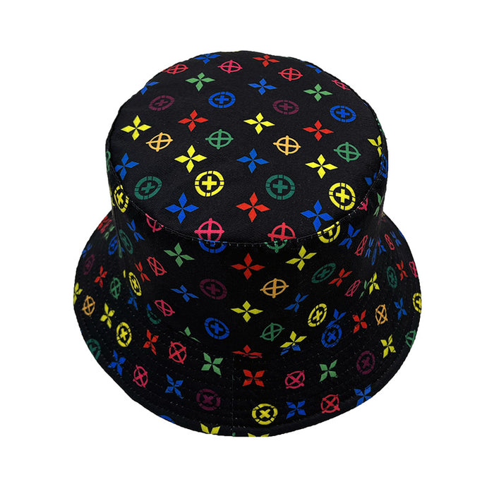 Wholesale Hat Cotton Print Double Sided Sunscreen Bucket Hat (F) JDC-FH-AXing008