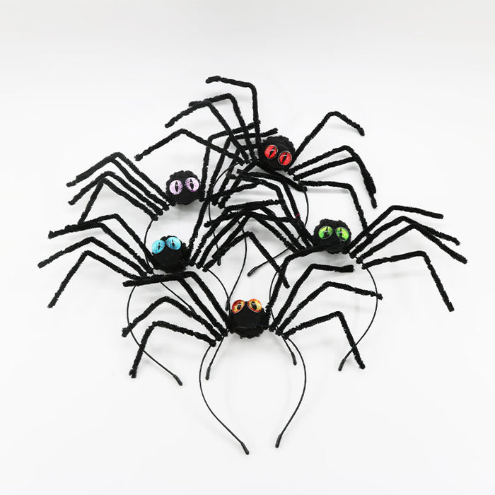Wholesale Halloween Spider Headwear Creative Funny Spider MOQ≥3 JDC-HD-XinY001