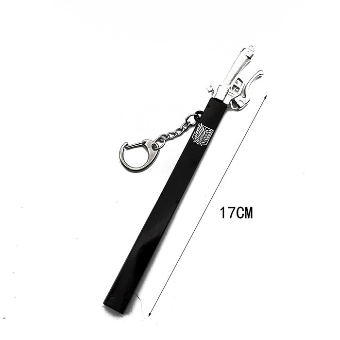 Wholesale metal sheathed sword model pendant keychain (M) JDC-KC-MShan003