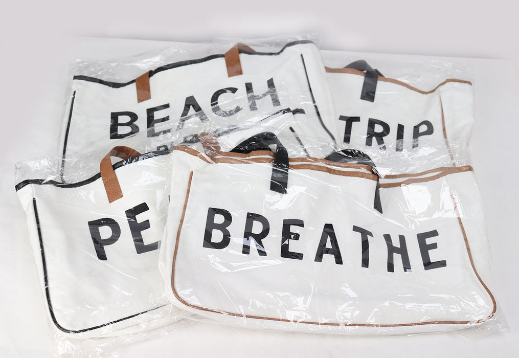 wholesale beach bag travel canvas bag large capacity JDC-BB-ZHSL001