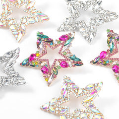 Wholesale Alloy Round Earrings Diamond Set Pearl Flower JDC-ES-JL1055