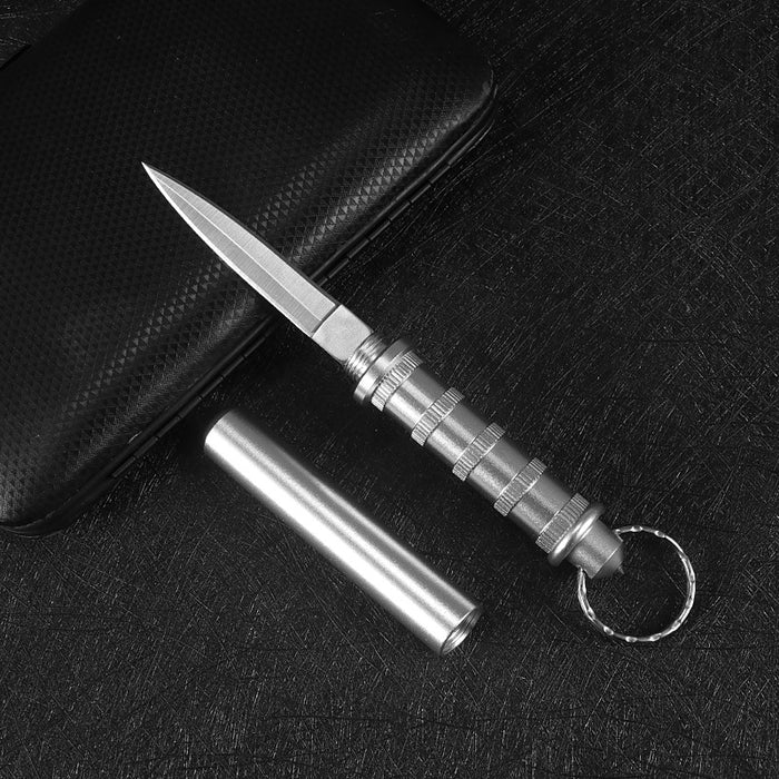 Wholesale Keychain Stainless Steel Mini Tea Knife Demolition Express Knife Outdoor JDC-KC-WJL001