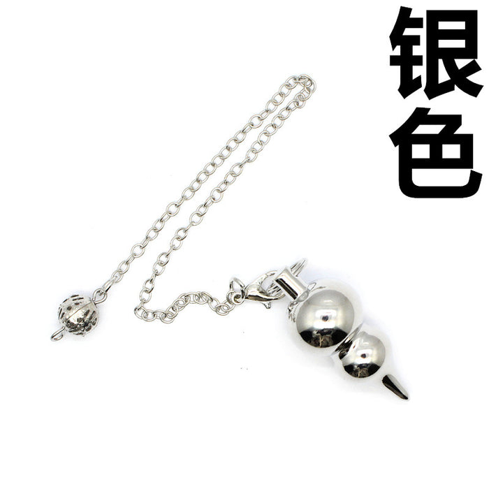 Wholesale Necklace Metal Gourd Pendant MOQ≥2 JDC-NE-Jinshe010