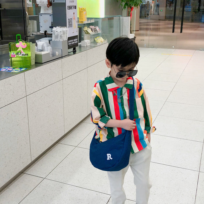 Wholesale kids bags fashion cute canvas messenger bag JDC-SD-Xinda006
