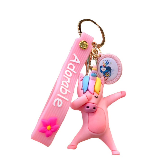 Wholesale Keychain PVC Cute Cartoon Doll Pendant (M) JDC-KC-YiDao004