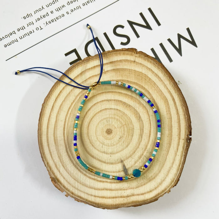 Beads de arroz de brazalete al por mayor con cuentas con brazalete de perlas JDC-BT-QIQI003