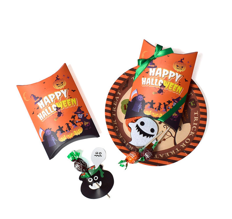 Wholesale Gift Bag Halloween Themed Paper Bag Candy Pillow Box MOQ≥25 JDC-GB-MengZ001