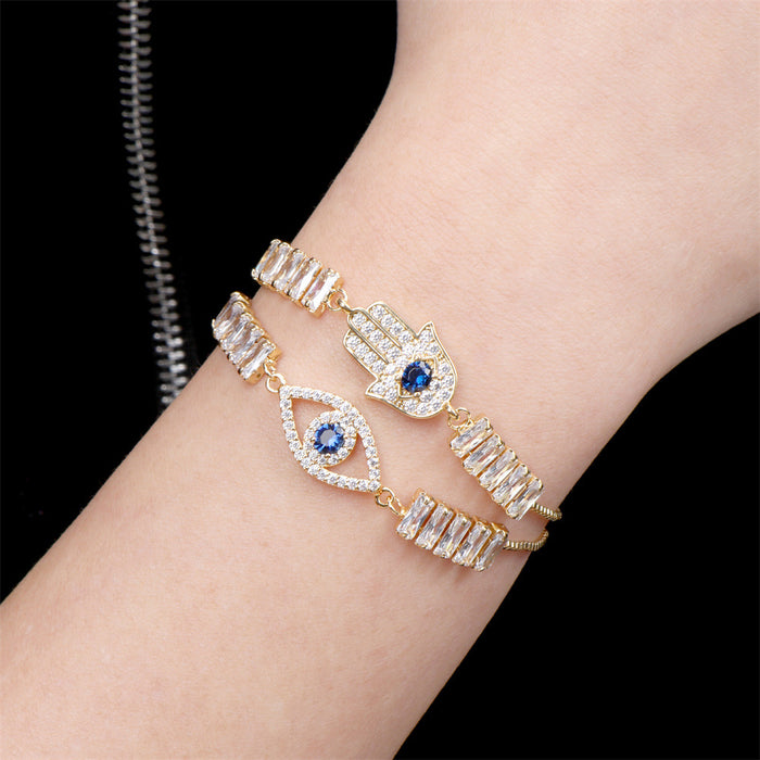 Wholesale Bracelet Copper Blue Eye JDC-BT-TianY012