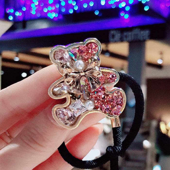 Wholesale baroque full drill hair rope crystal alloy head rope  (M) JDC-HS-DH003