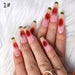Jewelry WholesaleWholesale wear red flame long leopard print fake nail stickers MOQ≥3 JDC-NS-MSu002 Nail Stickers 美酥 %variant_option1% %variant_option2% %variant_option3%  Factory Price JoyasDeChina Joyas De China