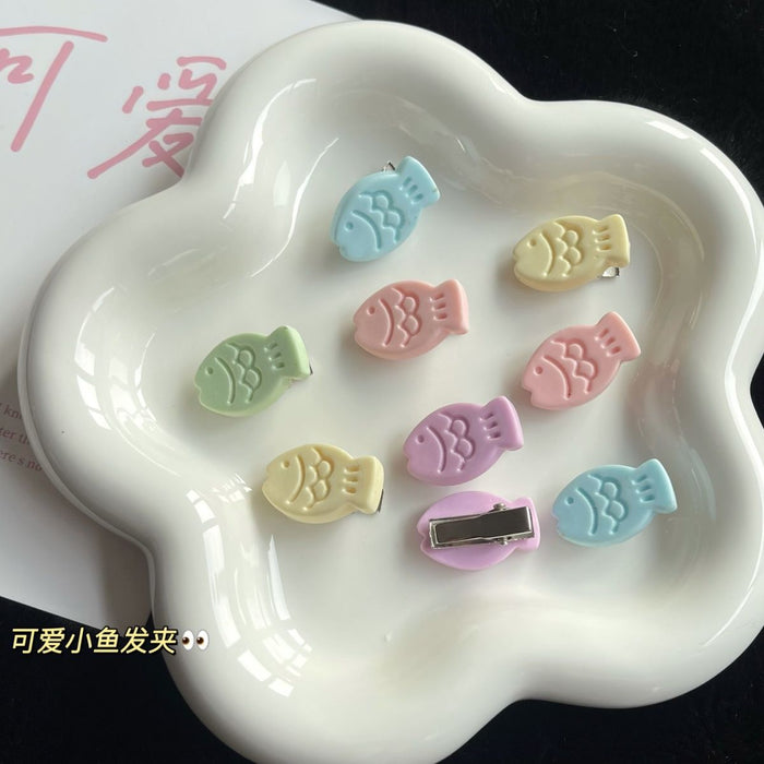Wholesale hairpin resin fish shape JDC-HC-XingZ011