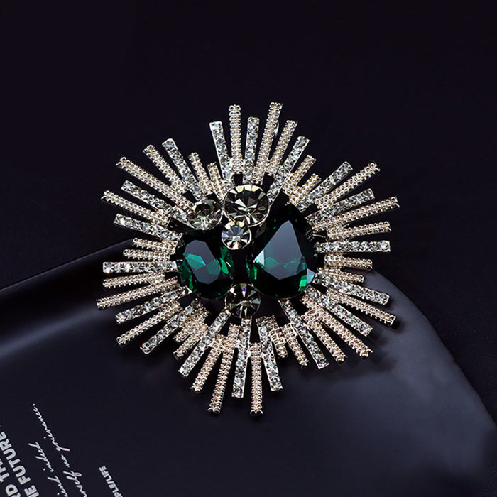 Wholesale Crystal Brooch Coat Pin Buckle Alloy MOQ≥2 JDC-BC-YouH001
