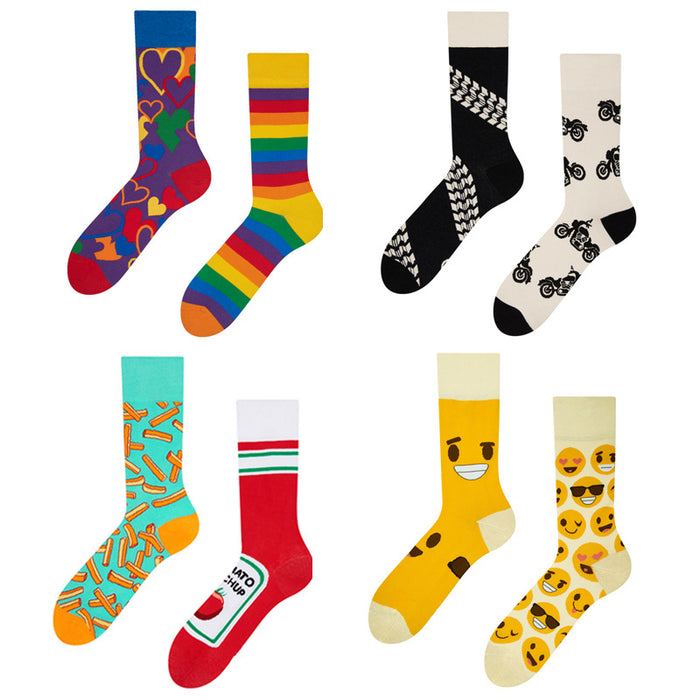 Wholesale cotton socks soles English alphabet socks couple seasons JDC-SK-QAng005