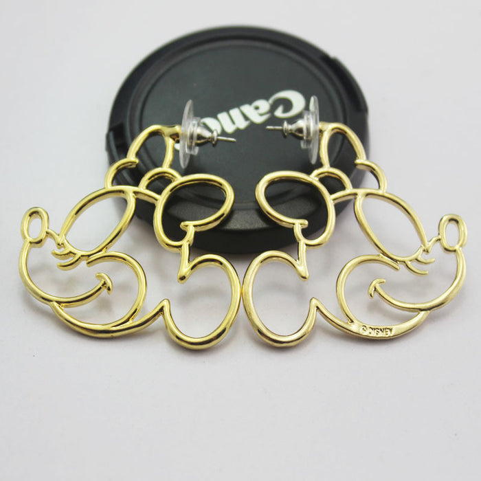 Jewelry WholesaleWholesale bow animal mouse cutout earrings JDC-ES-NT004 Earrings 妮头 %variant_option1% %variant_option2% %variant_option3%  Factory Price JoyasDeChina Joyas De China