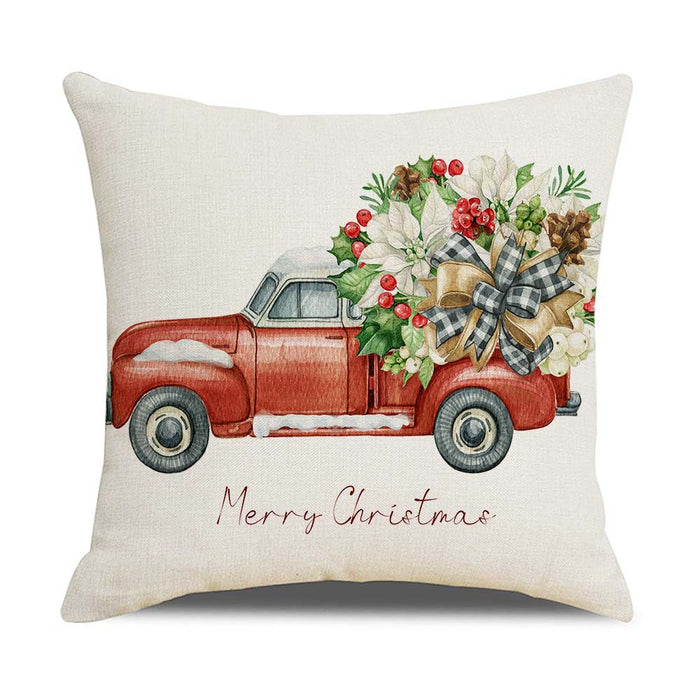 Wholesale Pillowcase Linen Christmas MOQ≥2 JDC-PW-yuxin003