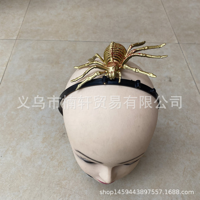 Wholesale Toy Halloween Spider Plastic Headband MOQ≥3 JDC-FT-Nanx002